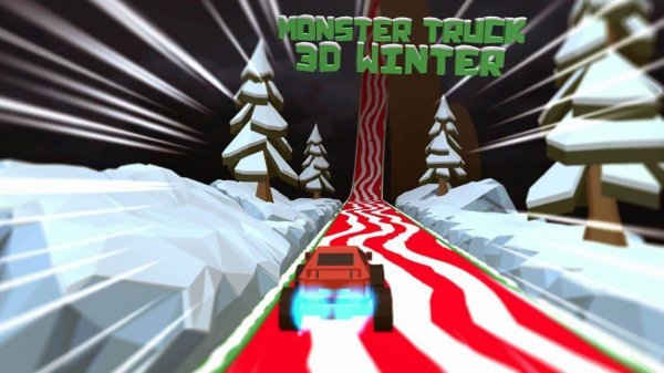 Snowy Track Truck Derby