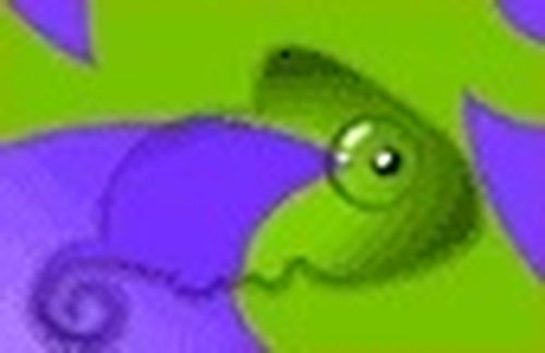 William the Chameleon Color Puzzle