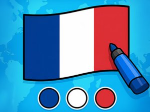 Flag Paint Puzzle Game Online Puzzle Game