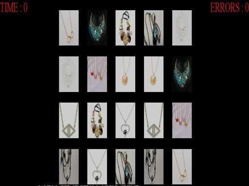 Jewel Pairs Memory Game