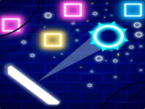 Brick Breaker Neon Online Arcade Game