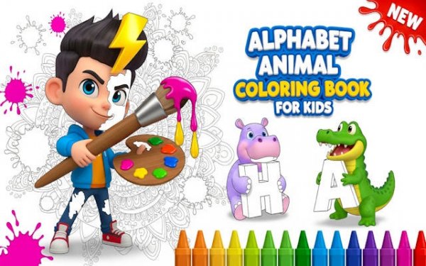Animal Coloring Book - Free Kids Online Coloring Game