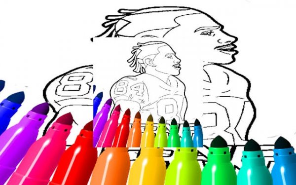 Antonio Brown Coloring Pages Game Online