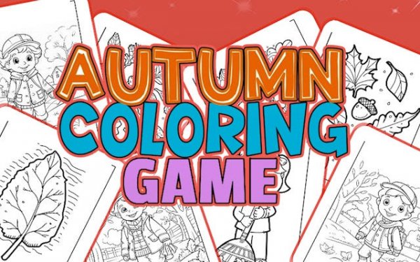 Autumn Coloring Game - Free Online Art & Relaxation Puzzle Game