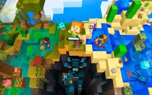 Pictures by Numbers: Nubik and Mobs projectile - Coloring Puzzle Game