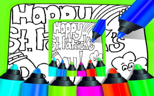 St Patricks Day Coloring Pages Online Game