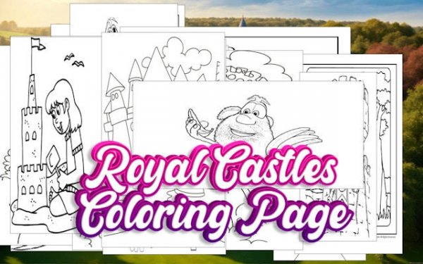 Royal Castles Coloring Book Online Game