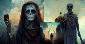 AI-Generated 'Last Selfie' Imagines a Ghoulish Afterlife